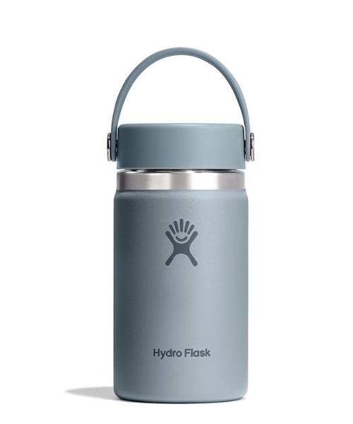 HYDRO FLASK(ハイドロフラスク)の「HydroFlask/ハイドロフラスク 12oz WIDE MOUTH ステンレス ボトル 2026年 夏 夏服(グラス/マグカップ/タンブラー・メンズ・ホワイト/ライトブルー/ブラック/ネイビー/オリーブ/ピンク/イエロー/ブルー/ダークグレー/ミント/ブルー系その他/ピンク系その他/シャーベット/レモンイエロー/イエロー系その他/インディゴブルー/オレンジ/レッド/グレー/ライトパープル/ライトピンク/スカイブルー/オートミール/ライトグレー/ライトグリーン系1/パープル系1/ライラック系1/ホワイト×ホワイト/ブラック×ブラック/グレー系/ピンク系/ブルー系1/ブルー系・FREE)」の8枚目の写真