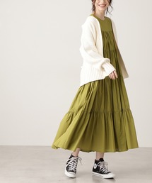 N.（N. Natural Beauty Basic） | ◆コットンローンティアードワンピース(ワンピース)