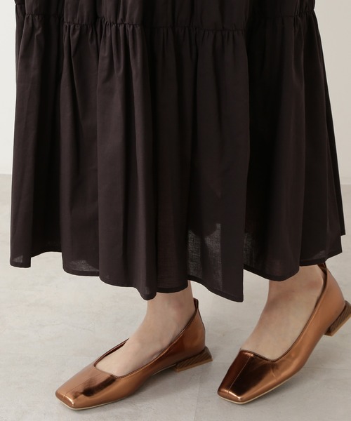 N.（N. Natural Beauty Basic）（エヌエヌナチュラルビューティーベーシック）の「◆コットンローンティアードワンピース（ワンピース・レディース・ベージュ/ライトグリーン/スミクロ・MEDIUM）」の5枚目の写真