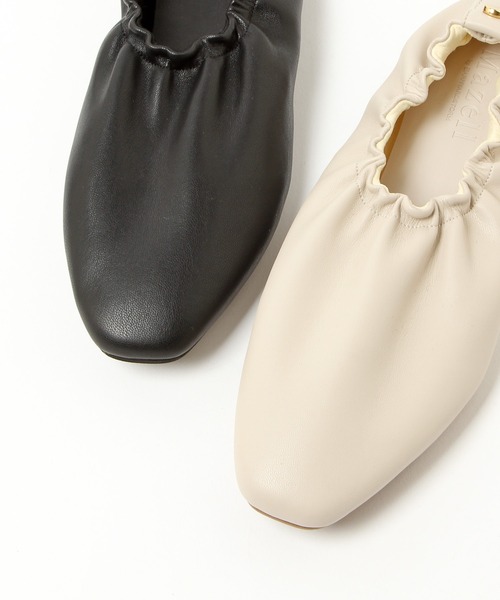 Mazell（マゼル）の「Ｍazell / Softギャザーフラット（その他シューズ・レディース・ブラック/ベージュ・35/36/37/38/39）」の11枚目の写真