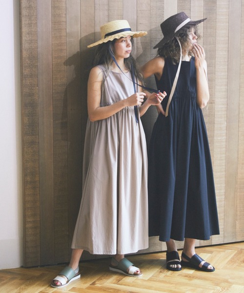 セール Gene Gene Heavens Thousand Mile Gene Heavens ハイウエスト切り替えワンピース ワンピース Mile Gene Heavens ジーンヘブンズ のファッション