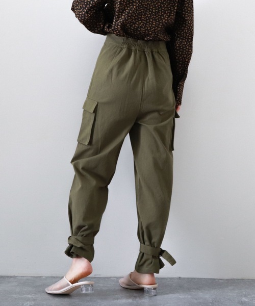 archives（アルシーヴ）の「【限定item】コットンジョガーパンツ（チノパンツ・レディース・ベージュ/カーキ・MEDIUM）」の15枚目の写真