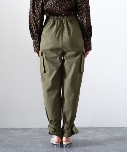 archives（アルシーヴ）の「【限定item】コットンジョガーパンツ（チノパンツ・レディース・ベージュ/カーキ・MEDIUM）」の12枚目の写真