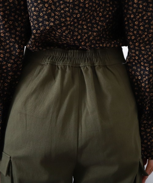 archives（アルシーヴ）の「【限定item】コットンジョガーパンツ（チノパンツ・レディース・ベージュ/カーキ・MEDIUM）」の6枚目の写真