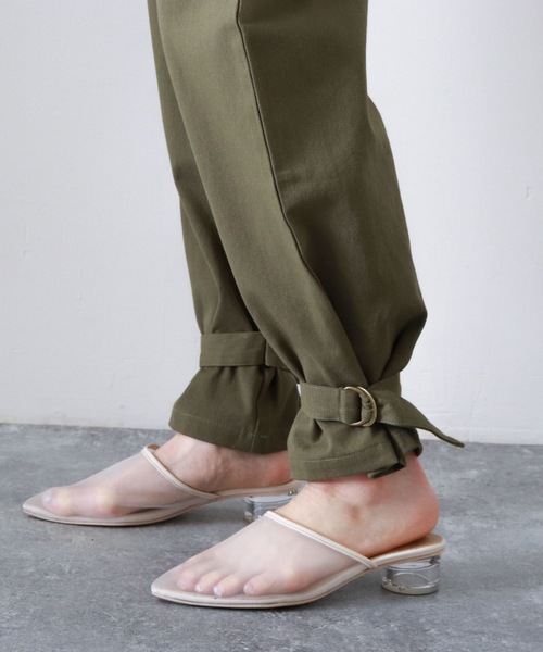 archives（アルシーヴ）の「【限定item】コットンジョガーパンツ（チノパンツ・レディース・ベージュ/カーキ・MEDIUM）」の11枚目の写真