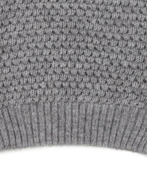 BEAMS LIGHTS Men's（ビームスライツ メンズ）の「◎BEAMS LIGHTS / ワッフルオフタートルネックニット（ニット/セーター・メンズ・オフホワイト/グレー/ブラウン・LARGE/SMALL/MEDIUM）」の7枚目の写真