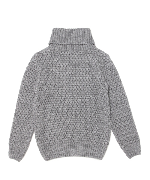 BEAMS LIGHTS Men's（ビームスライツ メンズ）の「◎BEAMS LIGHTS / ワッフルオフタートルネックニット（ニット/セーター・メンズ・オフホワイト/グレー/ブラウン・LARGE/SMALL/MEDIUM）」の22枚目の写真