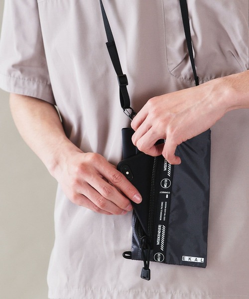 EKAL(エカル)の「『別注』 WEEKEND(ER)×EKAL WP CASHLESS(ショルダーバッグ・メンズ・ブラック/ホワイト/グレー・FREE)」の17枚目の写真