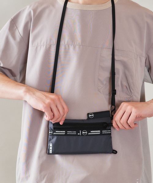 EKAL(エカル)の「『別注』 WEEKEND(ER)×EKAL WP CASHLESS(ショルダーバッグ・メンズ・ブラック/ホワイト/グレー・FREE)」の18枚目の写真