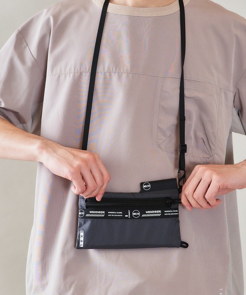 EKAL(エカル)の「『別注』 WEEKEND(ER)×EKAL WP CASHLESS(ショルダーバッグ・メンズ・ブラック/ホワイト/グレー・FREE)」の5枚目の写真