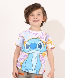 Disney（ディズニー）の「ディズニー グラフティ総柄Tシャツ 5031K（Tシャツ/カットソー・キッズ）」