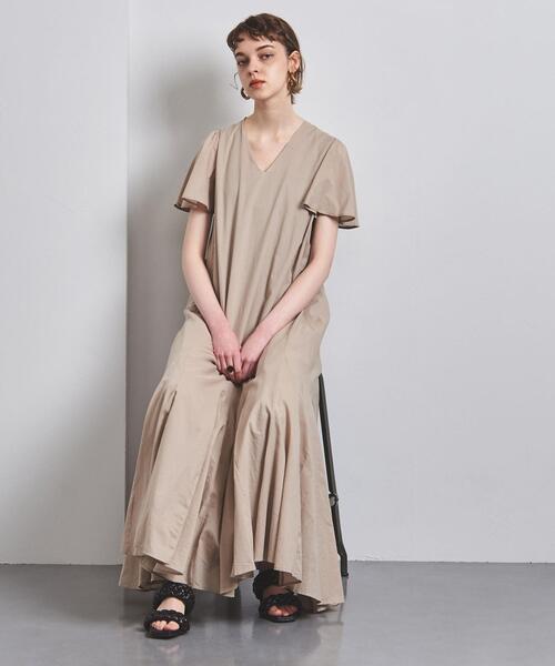 MARIHA（マリハ）の「＜MARIHA（マリハ）＞TSUKIKAGE ショートスリーブ ワンピース◆（ワンピース・レディース・ブラック/ベージュ・38/36）」の7枚目の写真