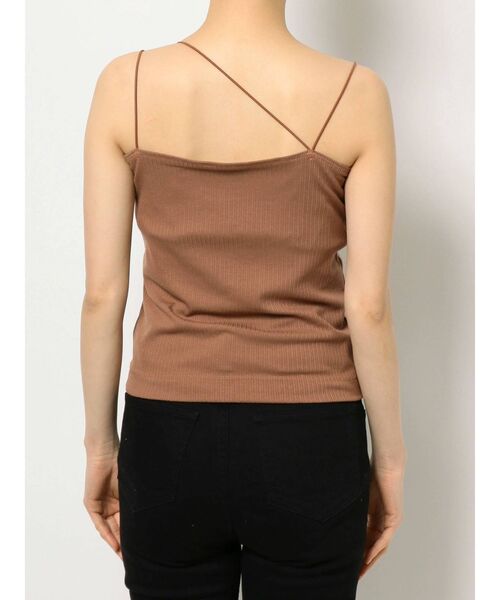 LAGUNAMOON(ラグナムーン)の「【ルームウェア】デザインカップインキャミソール(キャミソール・レディース・ブラック/ブラウン・FREE)」の3枚目の写真