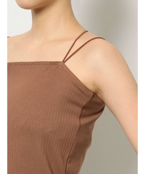 LAGUNAMOON(ラグナムーン)の「【ルームウェア】デザインカップインキャミソール(キャミソール・レディース・ブラック/ブラウン・FREE)」の15枚目の写真