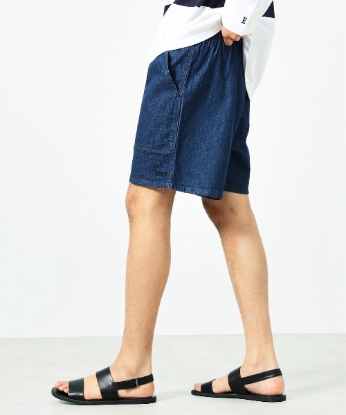 EDWIN（エドウィン）の「アスレチック ショートパンツ（その他パンツ・メンズ・ブラック/ベージュ/ピンク/インディゴブルー/グリーン/ライトインディゴブルー・SMALL/MEDIUM/LARGE/X-LARGE）」の4枚目の写真