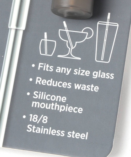 GLOBAL WORK（グローバルワーク）の「折り畳み携帯　ストロー/951239（カトラリー・レディース・チャコールグレー/スカイブルー・FREE）」の14枚目の写真