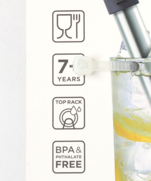 GLOBAL WORK（グローバルワーク）の「折り畳み携帯　ストロー/951239（カトラリー・レディース・チャコールグレー/スカイブルー・FREE）」の8枚目の写真