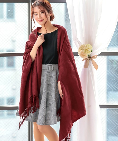 大判フリンジパーティーショール（マフラー）｜Retica（レティカ）