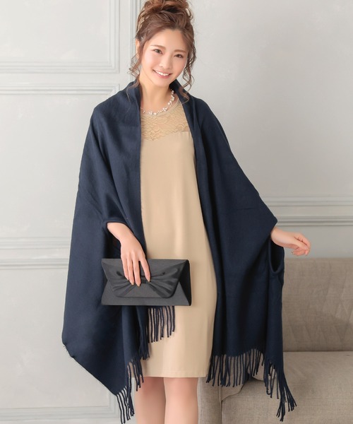 大判フリンジパーティーショール（マフラー）｜Retica（レティカ）