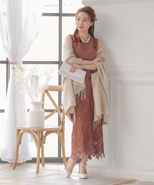 大判フリンジパーティーショール（マフラー）｜Retica（レティカ）