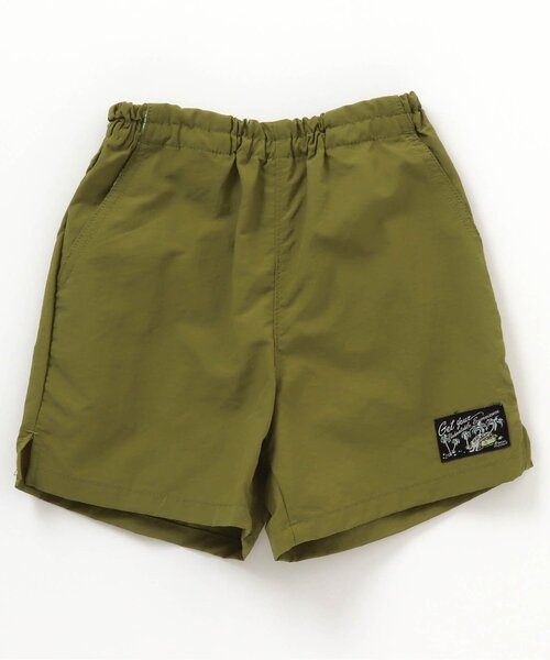 BREEZE(ブリーズ)の「水陸両用アクティブパンツ_撥水加工 4分丈(その他パンツ・キッズ・ブラック/パープル/カーキ/ピンク/ターコイズブルー・120/130/140/150/90/100/110)」の3枚目の写真