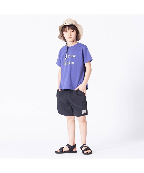 BREEZE(ブリーズ)の「水陸両用アクティブパンツ_撥水加工 4分丈(その他パンツ・キッズ・ブラック/パープル/カーキ/ピンク/ターコイズブルー・120/130/140/150/90/100/110)」の6枚目の写真