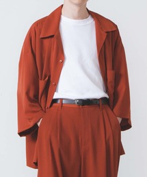 WEGO/とろみ5分袖ルーズシャツ