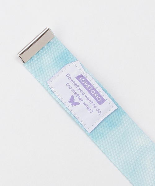 LOVETOXIC（ラブトキシック）の「タイダイガチャベルト（ベルト・キッズ・ラベンダー/エメラルド/ピンク・FREE）」の9枚目の写真