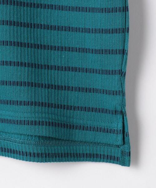 green label relaxing（グリーンレーベルリラクシング）の「OLT SC コードボーダー クルーネック 半袖 カットソー（Tシャツ/カットソー・メンズ・ネイビー/ホワイト/ターコイズブルー・LARGE/MEDIUM/SMALL）」の14枚目の写真