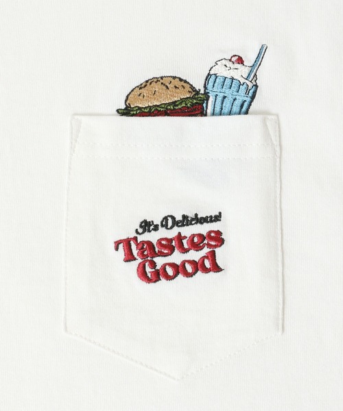 POWER TO THE PEOPLE(パワートゥーザピープル)の「POWER TO THE PEOPLE アート ミニワッペン刺繍Tシャツ(Tシャツ/カットソー・メンズ・ホワイト/ネイビー/ホワイト系その他/ブルー系その他/チャコール/ホワイト系その他2/ホワイト系その他3/ホワイト系その他4/ブルー系その他2/ブルー系その他3・LL/M/L)」の20枚目の写真