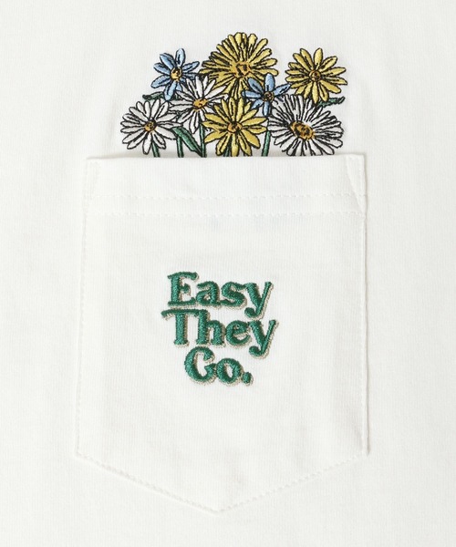POWER TO THE PEOPLE(パワートゥーザピープル)の「POWER TO THE PEOPLE アート ミニワッペン刺繍Tシャツ(Tシャツ/カットソー・メンズ・ホワイト/ネイビー/ホワイト系その他/ブルー系その他/チャコール/ホワイト系その他2/ホワイト系その他3/ホワイト系その他4/ブルー系その他2/ブルー系その他3・LL/M/L)」の18枚目の写真