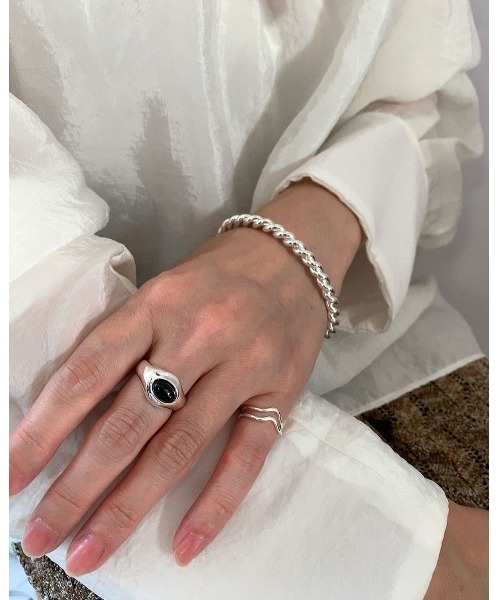 mou（モウ）の「ストーントップリング（リング・レディース・シルバー/ゴールド・FREE）」の6枚目の写真