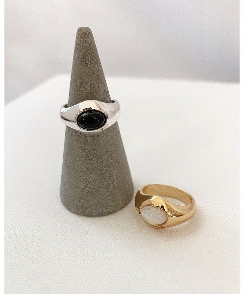 mou（モウ）の「ストーントップリング（リング・レディース・シルバー/ゴールド・FREE）」の9枚目の写真