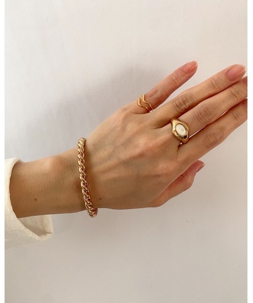 mou（モウ）の「ストーントップリング（リング・レディース・シルバー/ゴールド・FREE）」の10枚目の写真