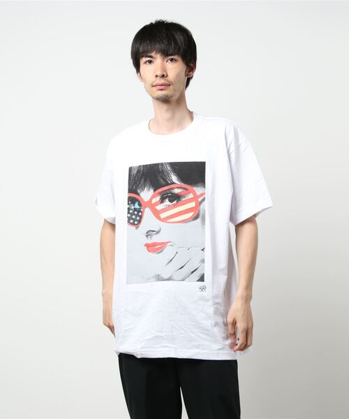 【RadioDays/ラジオデイズ】AUDREY HEPBURN S/S TEE(UN)（Tシャツ/カットソー）｜tone（トーン）