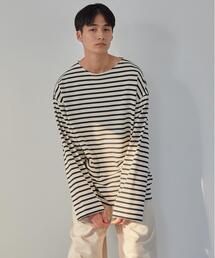 ORCIVAL | <ORCIVAL(オーシバル)>ビッグ ボーダー 長袖 Tシャツ カットソー(Tシャツ/カットソー)