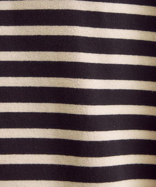 ORCIVAL（オーシバル）の「<ORCIVAL(オーシバル)>ビッグ ボーダー 長袖 Tシャツ カットソー（Tシャツ/カットソー・メンズ・オフホワイト/ブラック・4/5/3）」の11枚目の写真