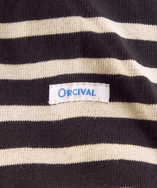 ORCIVAL（オーシバル）の「<ORCIVAL(オーシバル)>ビッグ ボーダー 長袖 Tシャツ カットソー（Tシャツ/カットソー・メンズ・オフホワイト/ブラック・4/5/3）」の10枚目の写真