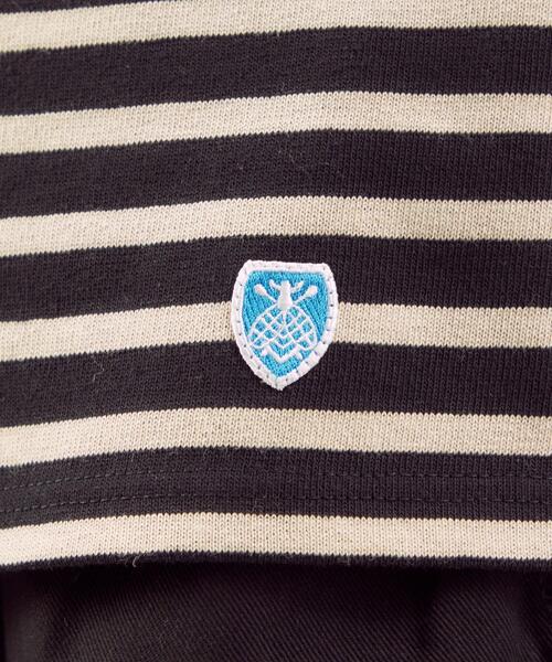 ORCIVAL（オーシバル）の「<ORCIVAL(オーシバル)>ビッグ ボーダー 長袖 Tシャツ カットソー（Tシャツ/カットソー・メンズ・オフホワイト/ブラック・4/5/3）」の9枚目の写真