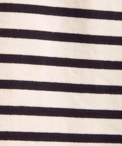 ORCIVAL（オーシバル）の「<ORCIVAL(オーシバル)>ビッグ ボーダー 長袖 Tシャツ カットソー（Tシャツ/カットソー・メンズ・オフホワイト/ブラック・4/5/3）」の3枚目の写真