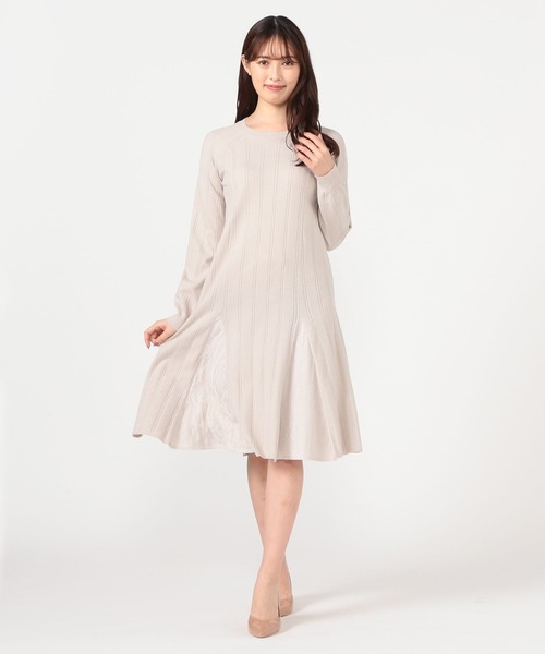 セール レース切替aラインニットワンピース ワンピース Laisse Passe レッセパッセ のファッション通販 Zozotown