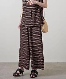 UNITED ARROWS | UBC P プリント ギャザー イージーパンツ(その他パンツ)