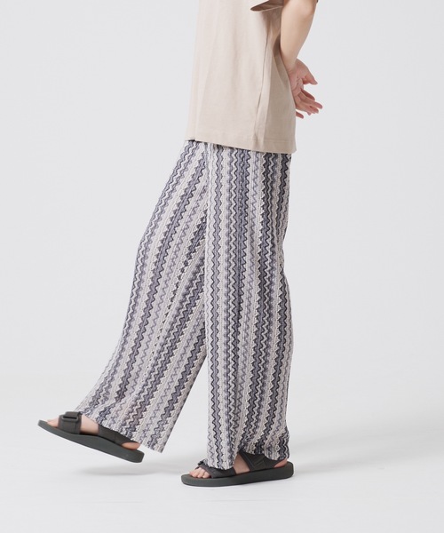 OUTDOOR PRODUCTS APPAREL（アウトドアプロダクツアパレル）の「マルチニットストレッチリラックスパンツ（その他パンツ・レディース・ブラウン/グレー/ブルー・MEDIUM/LARGE）」の6枚目の写真