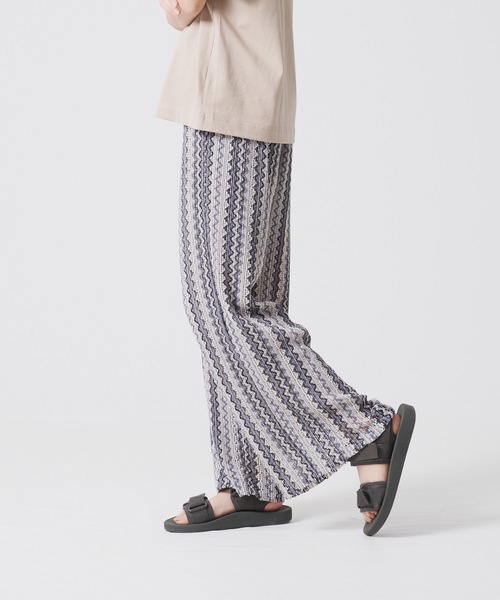 OUTDOOR PRODUCTS APPAREL（アウトドアプロダクツアパレル）の「マルチニットストレッチリラックスパンツ（その他パンツ・レディース・ブラウン/グレー/ブルー・MEDIUM/LARGE）」の7枚目の写真