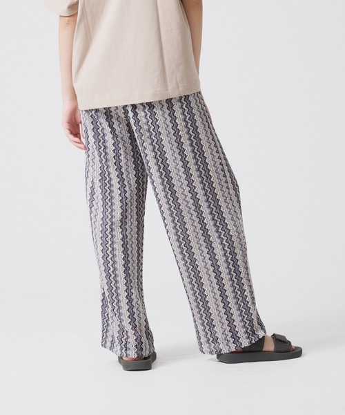 OUTDOOR PRODUCTS APPAREL（アウトドアプロダクツアパレル）の「マルチニットストレッチリラックスパンツ（その他パンツ・レディース・ブラウン/グレー/ブルー・MEDIUM/LARGE）」の8枚目の写真