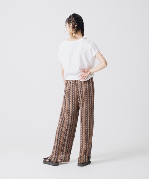 OUTDOOR PRODUCTS APPAREL（アウトドアプロダクツアパレル）の「マルチニットストレッチリラックスパンツ（その他パンツ・レディース・ブラウン/グレー/ブルー・MEDIUM/LARGE）」の13枚目の写真