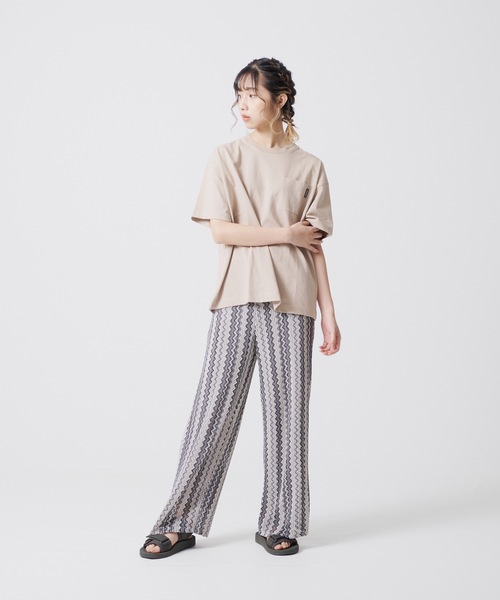 OUTDOOR PRODUCTS APPAREL（アウトドアプロダクツアパレル）の「マルチニットストレッチリラックスパンツ（その他パンツ・レディース・ブラウン/グレー/ブルー・MEDIUM/LARGE）」の4枚目の写真