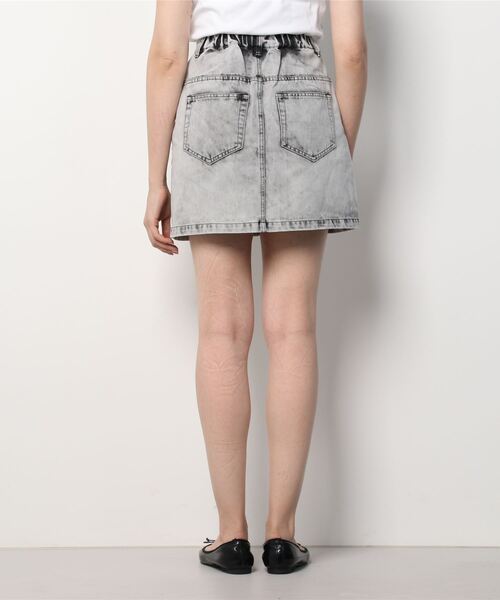 AS KNOW AS PINKY（アズノゥアズピンキー）の「着まわしデイリーミニスカート（デニムスカート・レディース・ブラック系/ブルー/オフホワイト/ケミカルウォッシュ・FREE）」の19枚目の写真