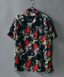 patterned all over Open Collar aloha shirt/総柄 オープンカラー アロハシャツ