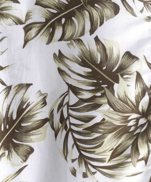 SITRY（シトリー）の「patterned all over Open Collar aloha shirt/総柄 オープンカラー アロハシャツ（シャツ/ブラウス・メンズ・ネイビー/ホワイト系その他3/ブラック系その他6/ブラック系その他3/ホワイト系その他2/ブラック系その他4/サックスブルー/ブラック系その他/ホワイト系その他/ブラック系その他5/ダークグリーン・L/LL/M/S）」の17枚目の写真